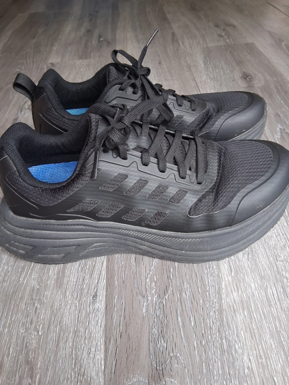 Nortiv Women's Black Walking Breathable Cushioned Athletic Shoes Size 8
